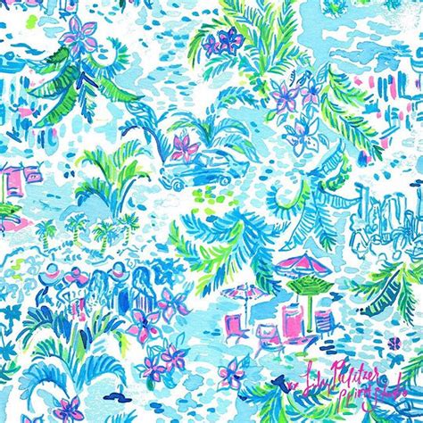 Lilly Pulitzer Print What Lovely Place Lilly Pulitzer Patterns Lilly