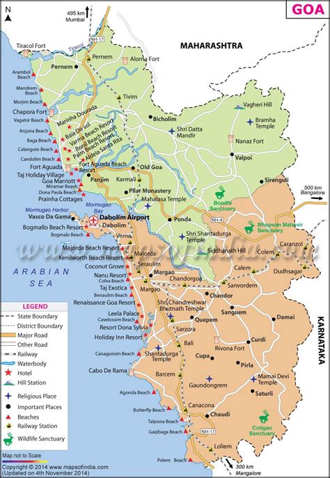 Goa Map Goa Travel Goa Goa India