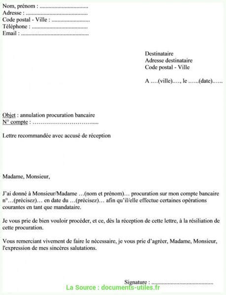 model de procuration  À Voir