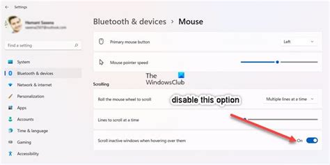 mouse scrolling automatically up or down in windows 11 10