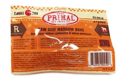 Primal Raw Frozen Marrow Bones — Happy Hound