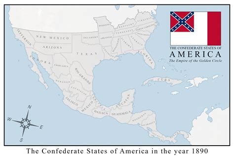 the confederate states of america and the golden circle 1890 r imaginarymaps