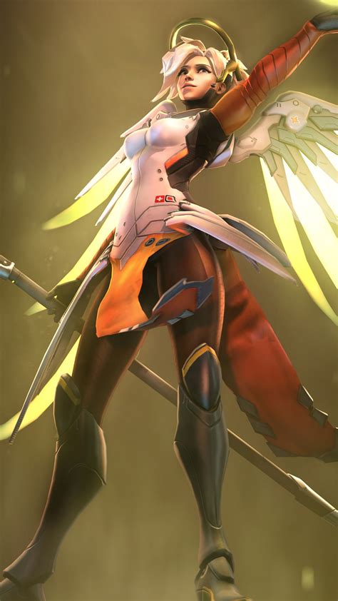 Mercy Guardian Angel Overwatch 5k Wallpapers Hd