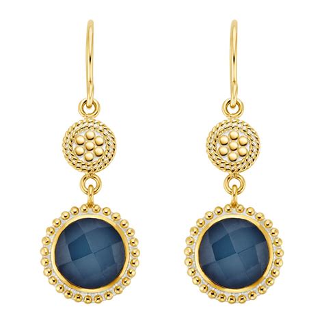 Earrings From The New Anna Beck Blue Quartz Collection Anna Beck