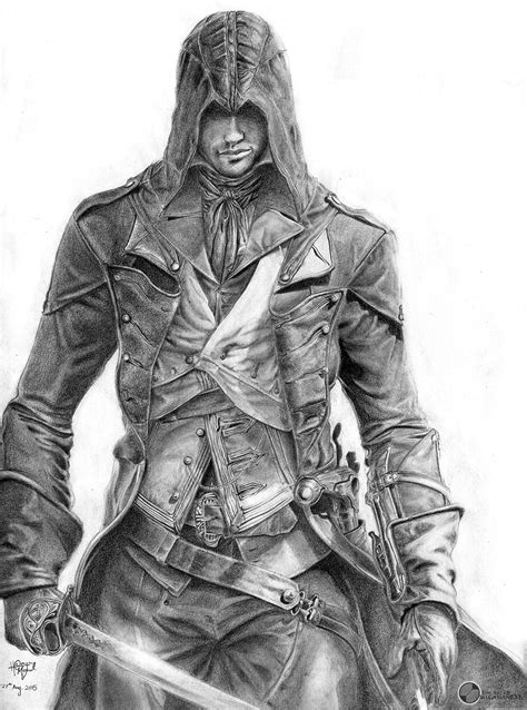 My New Hour Assassin S Creed Unity Sketch I Feel The Game Is