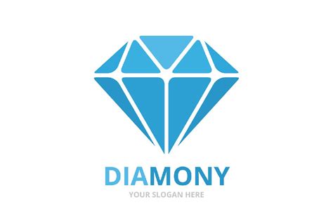 Vector Diamond Logo Combination Creative Illustrator Templates