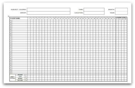 Attendance Sheet Free Printable 2021 Employee Attendance Calendar 8