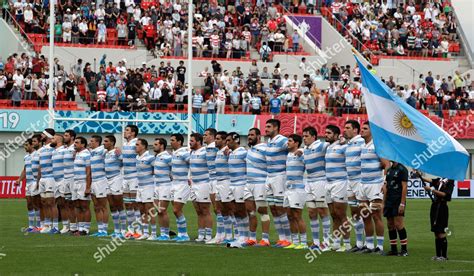 Argentina Line Ahead Rugby World Cup Editorial Stock Photo Stock