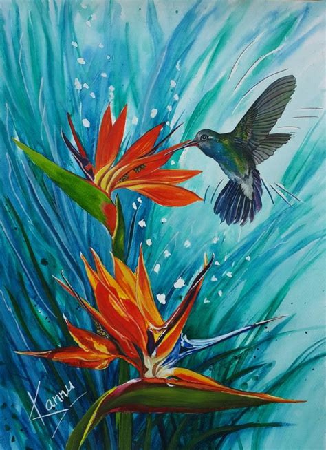 Saatchi Art Artist Kannu Kanwaljeet Watercolor 2015 Painting Birds