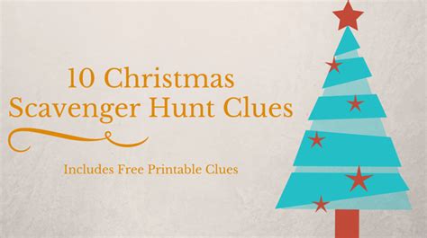 My first set of christmas scavenger hunt riddles was so popular i've had requests to create another set of gift hunt clues. 10 Christmas Scavenger Hunt Clues | Scavenger Hunt