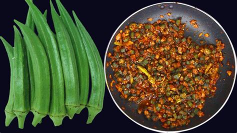 Finally, mix in the salt, chili powder, ketchup, and green chilies. How To Make lady's finger Recipe Village Style - Country ...