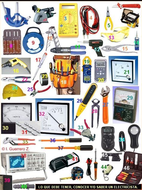 herramientas herramientas de electricidad electricistas herramientas para electricidad