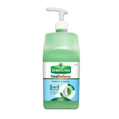 Green Cross Total Defense Hand Antibacterial Sanitizer With Pump 500ml