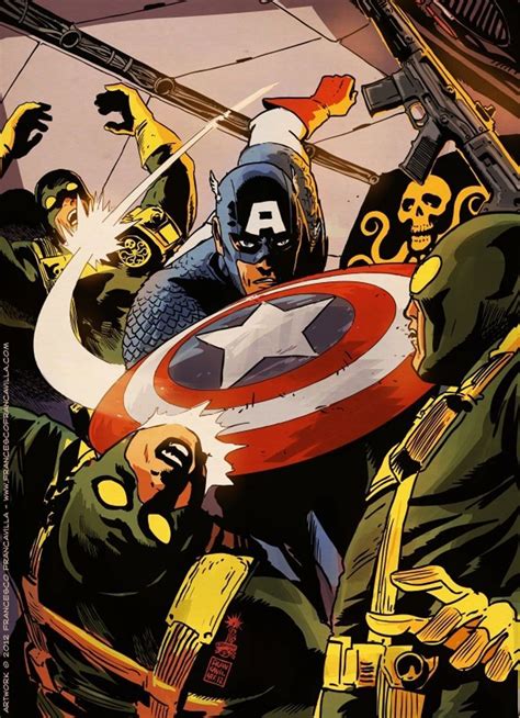 Captain America Vs Hydra Marvel Superheroes Marvel