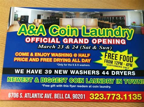 When was the first laundromat invented? A&A Coin Laundry - Dry Cleaning & Laundry - Bell, CA - Yelp