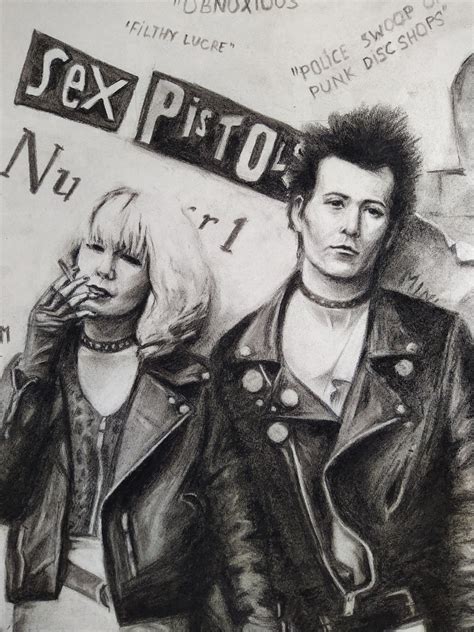 Sex Pistols Drawing Julia Lihina Jose Art Gallery
