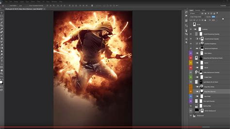 Explosion Photoshop Action Graphicriver