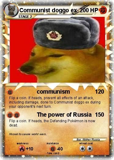 Pokémon Communist Doggo Ex Communism My Pokemon Card