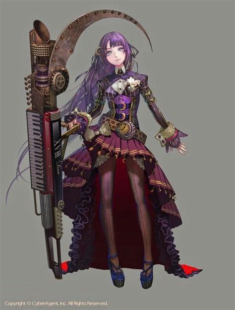 Anime Steampunk Steampunk Characters Steampunk Character Concept