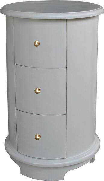 Round Bedside Table 3 Drawer Bs021p Lock Stock And Barrel
