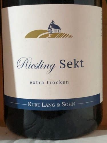 Weingut Lang Riesling Sekt Extra Trocken Vivino Us