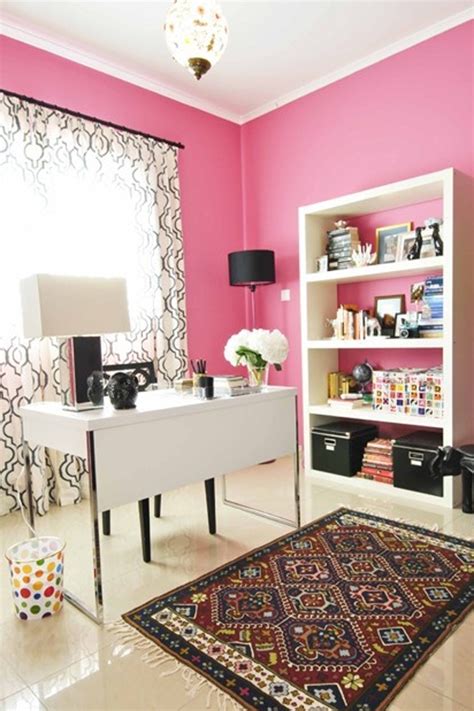 17 Pink Modern Office Ideas For Girl Homemydesign