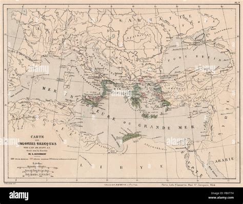 Ancient Greece Greek Colonies In 500bc Dorian Aeolian Achaean Ionian
