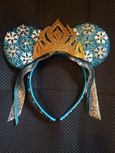 Frozen Elsa Minnie Mouse Ears Minnie Mouse Ears Diy Diy Disney Ears