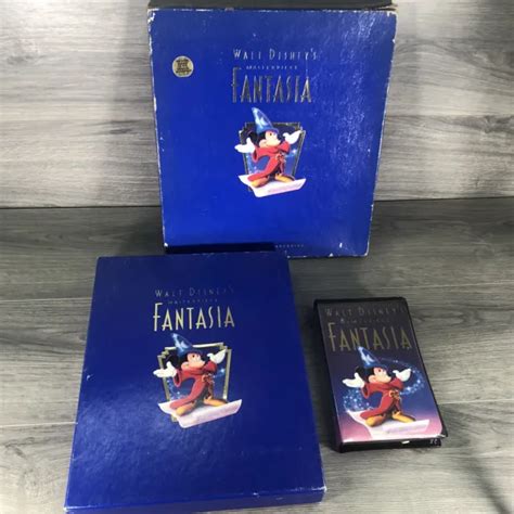 Walt Disney Masterpiece Fantasia Deluxe Collector Edition Box Laserdisk
