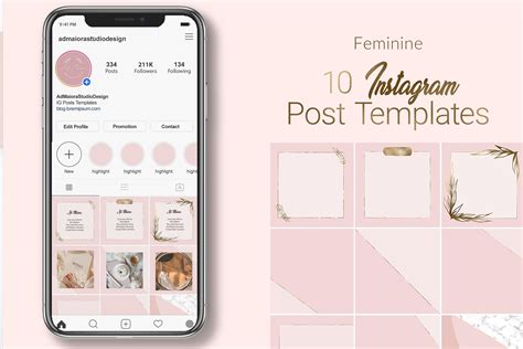 Instagram Templates Paper And Party Supplies Paper Pe