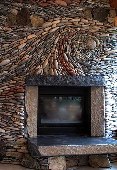 Beautiful modern farmhouse style that will fit any style home. Ideas For Building A Fireplace That Really Rocks!