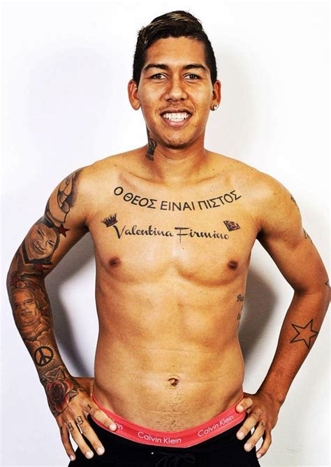 Tatuagens do Firmino - Veja as fotos e significados
