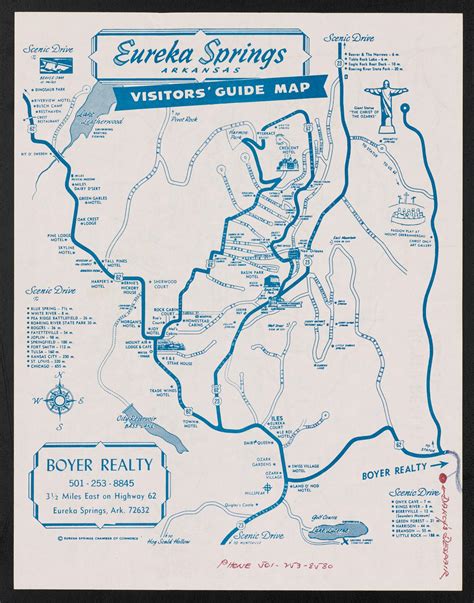 Map Of Eureka Springs Arkansas Winni Karilynn