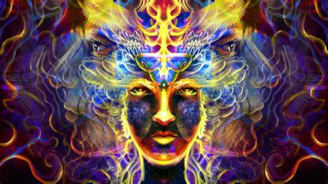 Psychedelic Art Trippy Avatars 1920x1080 Wallpaper