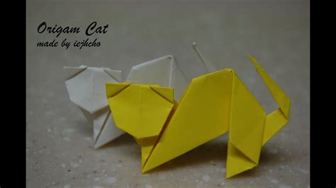 How to train a cat to come when called | cat care. Origami Cat Animal Video/ 종이접기 고양이 접는 방법 동영상 - YouTube