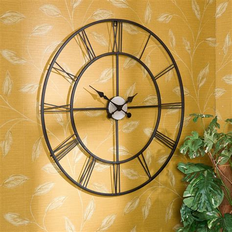 Oversized & Giant Metal Wall Clocks