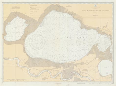 Lake Pontchartrain Map 1934 Hullspeed Designs
