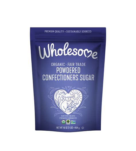 Organic Fair Trade Powdered Confectioners Sugar Wholesome Sweet