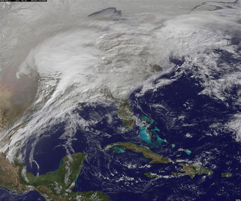 Us Snowstorm Seen From Space Wild Weather Captured By Nasa Photos