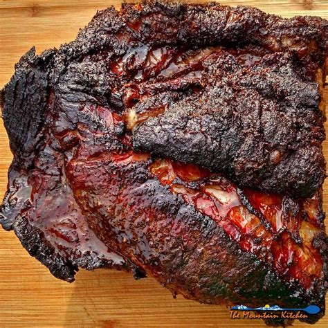 The Mountain Kitchen Beef Brisket How To Smoke On A Charcoal Grill