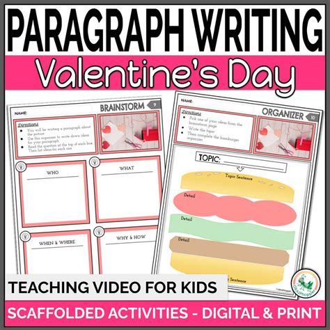 Valentines Day Paragraph Writing Prompts Grasphopper Learning
