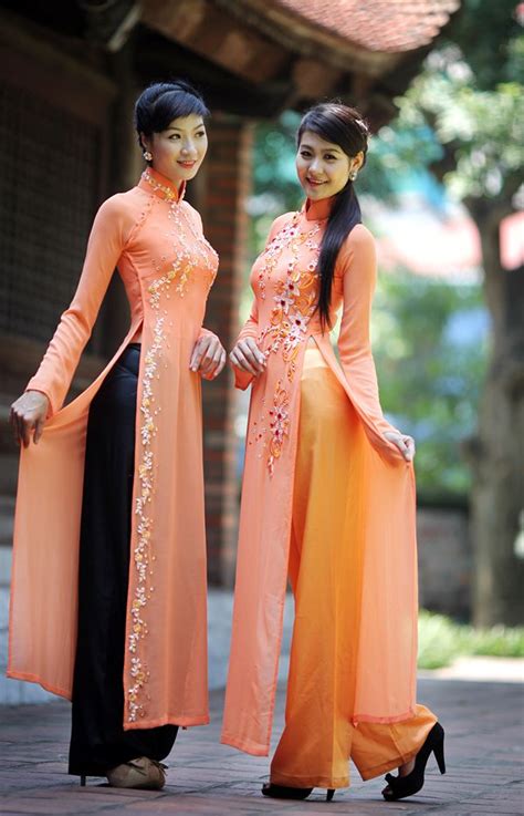 Ao Dai Lotus Ao Dai Hoa Sen Traditional Dresses Vietnamese Traditional Dress Dresses