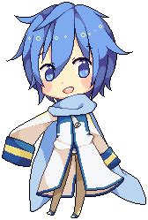 Please post gifs you've made yourself. Another Pixel Kaito +blink by KittiRawr on DeviantArt