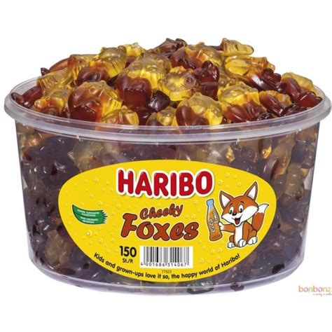 Bonbons Haribo En Forme De Renard Gomme Animaux Confiserie Gélifiée