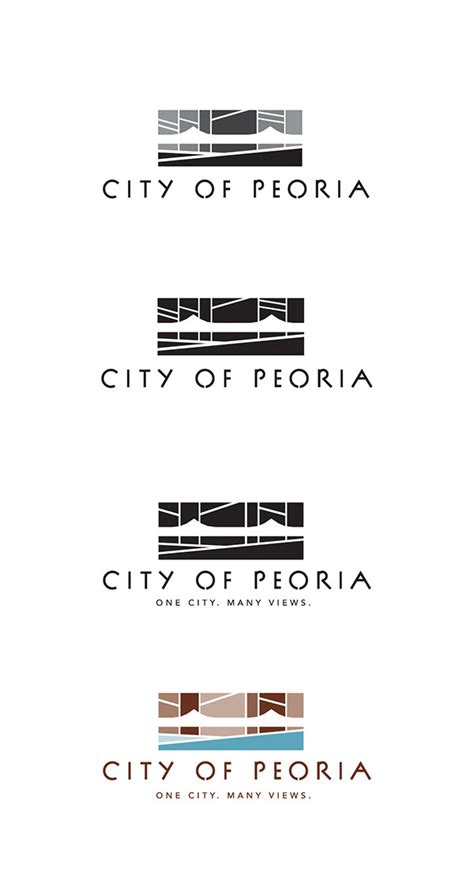City Of Peoria Logo Development On Behance