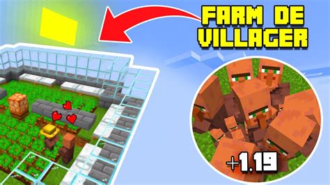 Farm De Villagers Infinito No Minecraft 119 AldeÃo FÁcil Youtube