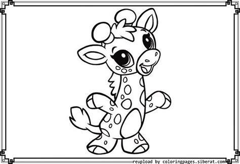 Cute Baby Giraffe Coloring Pages Coloring Pages