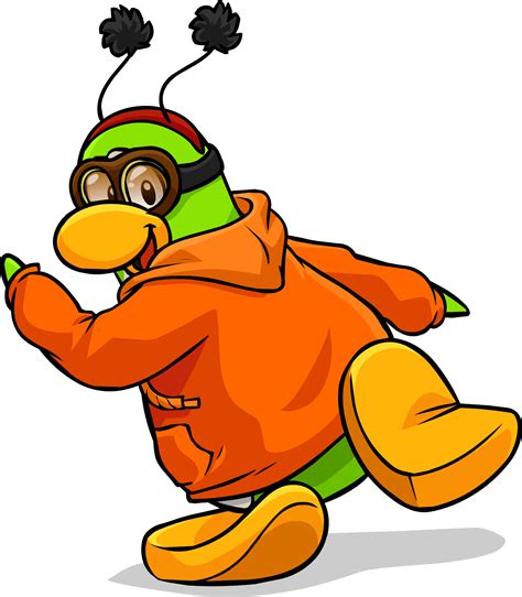 Download Sneaky Cartoon Duck Character