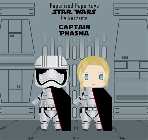 Papercraft Paperized Star Wars Captain Phasma Papertoy Private