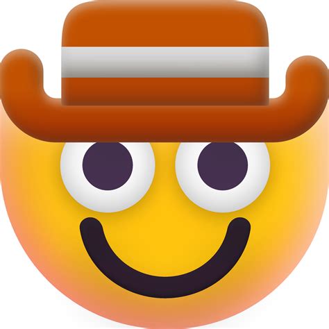 Cowbabe Hat Face Emoji Download For Free Iconduck